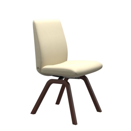 Stressless Laurel Low Back Dining Chair with Contemporary Base