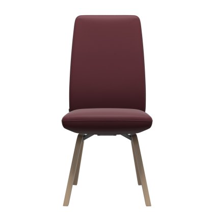 Stressless Vanilla High Back Dining Chair with Contemporary Base Stressless Vanilla High Back Dining Chair with Contemporary Base