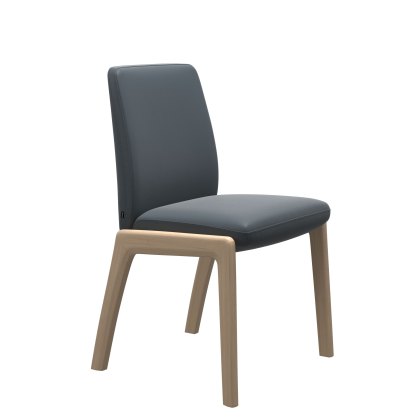 Stressless Vanilla Low Back Dining Chair with Traditional Base