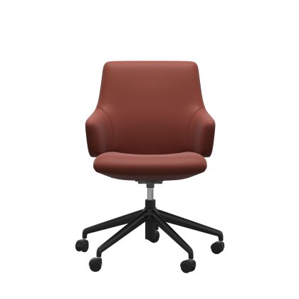 Stressless Laurel Low Back Office Chair with Arms