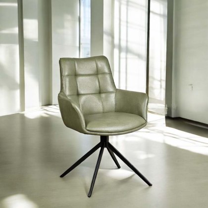 Jill Olive Green Dining Chair