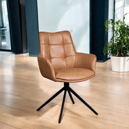 Jill Spice Tan Dining Chair