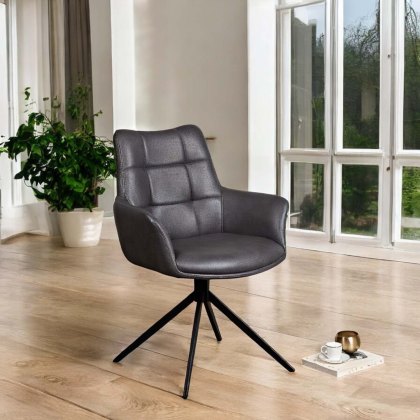 Jill Slate Grey Dining Chair