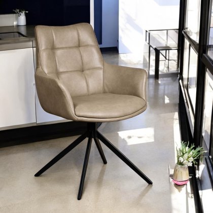 Jill Mushroom Brown Dining Chair Jill Mushroom Brown Dining Chair