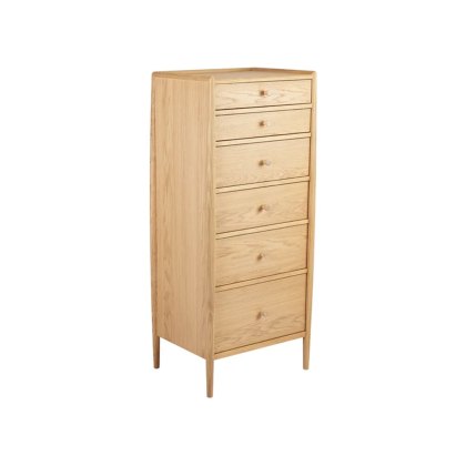 Ercol Winslow 6 Drawer Tall Chest