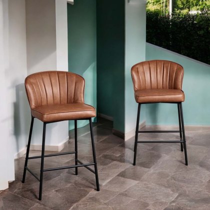 Tristan Tan Bar Stool (Set of 2) Tristan Tan Bar Stool (Set of 2)