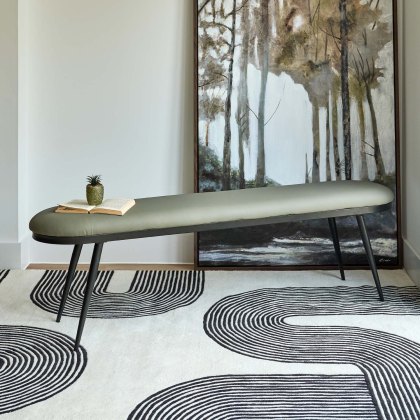 Austin Dining Bench 160cm in Truffle
