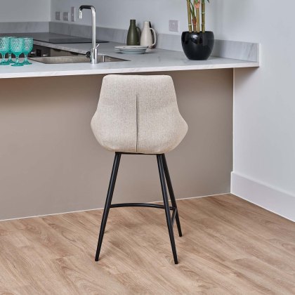 Detroit Natural Counter Chair (Set of 2)