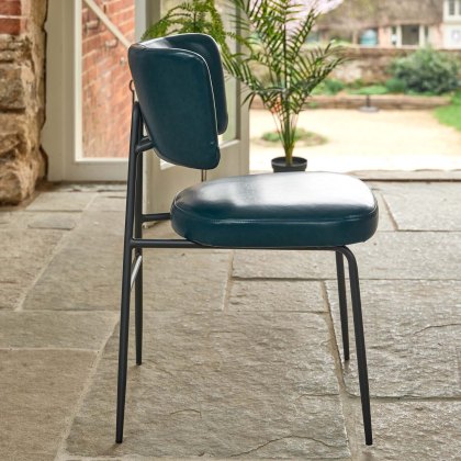 Admiral Dark Blue Dining Chair (Set of 2)