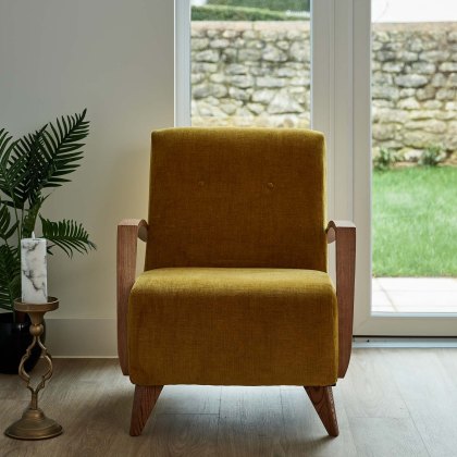Ibberton Accent Chair in Saffron Henderson Chenille