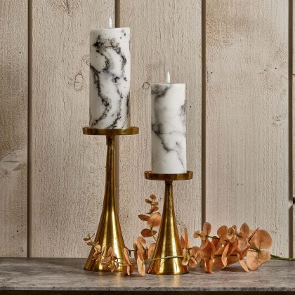 Conical Candle Stand in Gold - Large