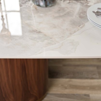 West Bay Dining Table 180cm with Frampton Corner Bench RHF in Anthracite