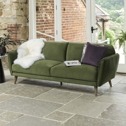 Tamar 3 Seater Sofa in Olive