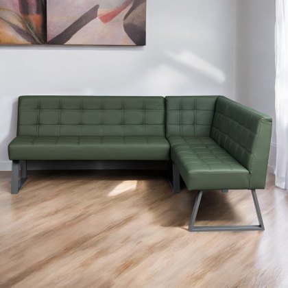Rubix Corner Bench in Olive