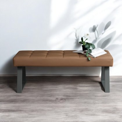 Rubix Low Bench in Tan