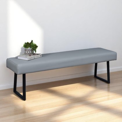 Jupiter Flat Bench in Light Grey
