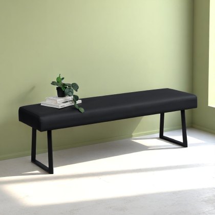 Jupiter Flat Bench in Black