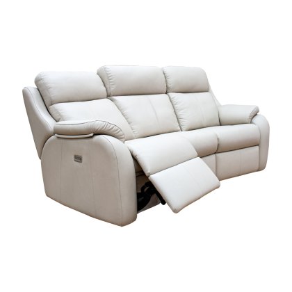 G Plan Kingsbury 3 Seater Double Power Recliner Curved Sofa