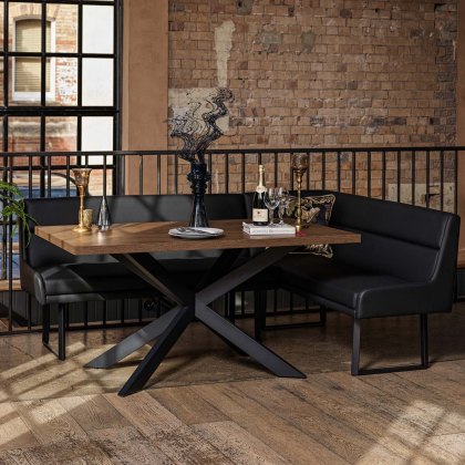 Jupiter Dark Oak Dining Table 150cm