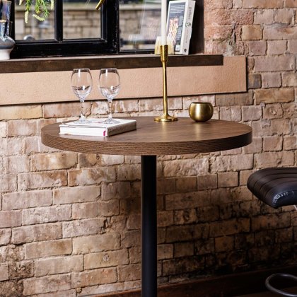 Jupiter Dark Oak Bar Table