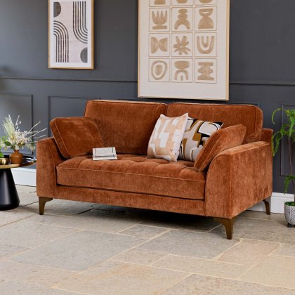 Hartpury 2 Seater Sofa in Rust