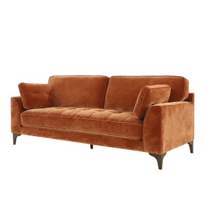 Hartpury 3 Seater Sofa in Rust
