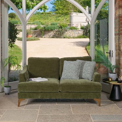 Willow 2 Seater Loveseat in Olive Green