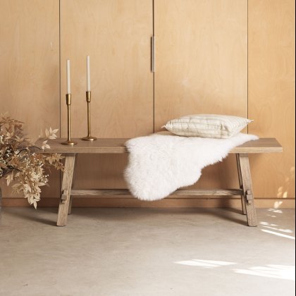 Hampton Dining Bench - Oak