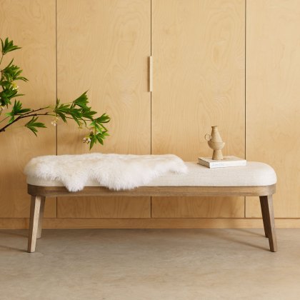 Hampton Dining Bench - Beige