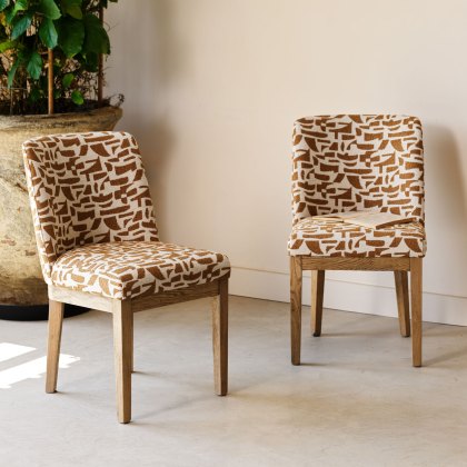 Richmond Dining Chair In Caramel (Set of 2) Richmond Dining Chair In Caramel (Set of 2)