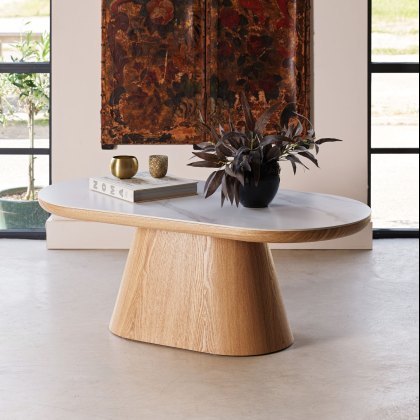 Sutton Oval Coffee Table in Ash Sutton Oval Coffee Table in Ash