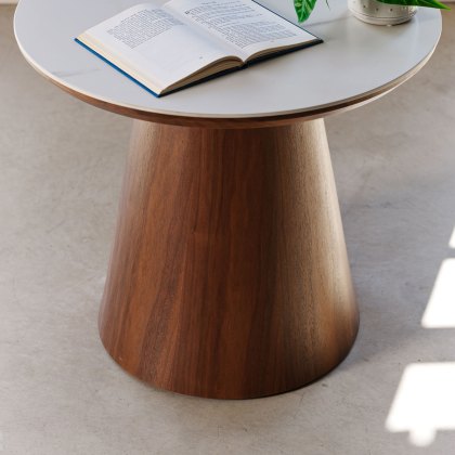 Sutton Round Lamp Table in Walnut Sutton Round Lamp Table in Walnut