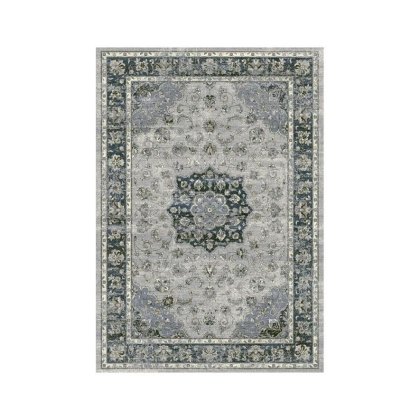 Da Vinci Patterned Blue Rug