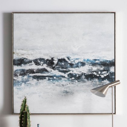 Pacific Ocean Waves Framed Art