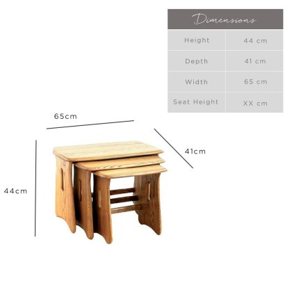 Ercol 1159 Windsor Nest of Tables