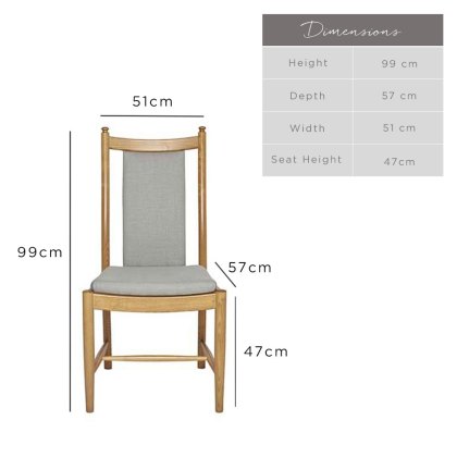 Ercol 1128 Windsor Penn Padded Back Dining Chair