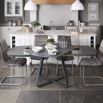 Palermo Grey Extendable Dining Table