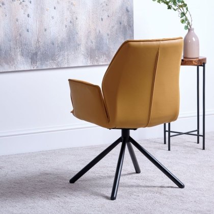 Twist Dining Chair - Mustard