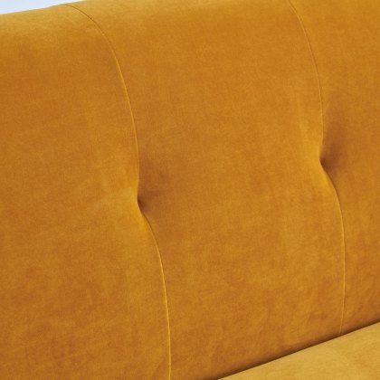 Freddie 3 Seater Mustard Sofa