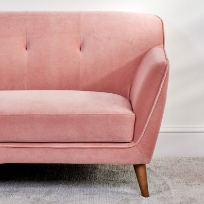 Freddie 3 Seater Dusty Pink Sofa