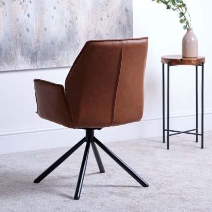 Twist Tan Dining Chair