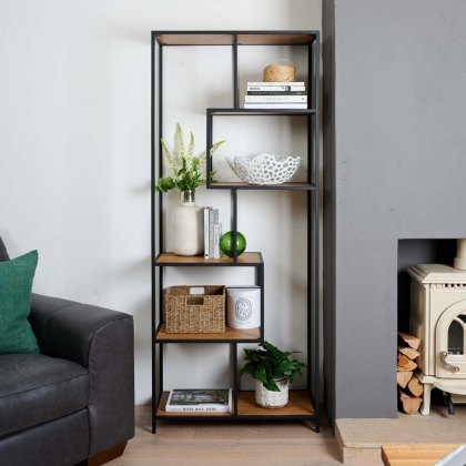 Industrial Light Tall Bookcase
