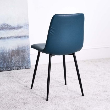 Ripley Dining Chair Tan Set Of 2, Teal Fabric Dining Chairs Uk