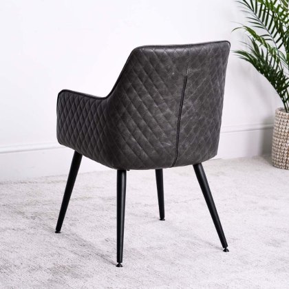Barnes Dining Chair - Grey (Set of 2)