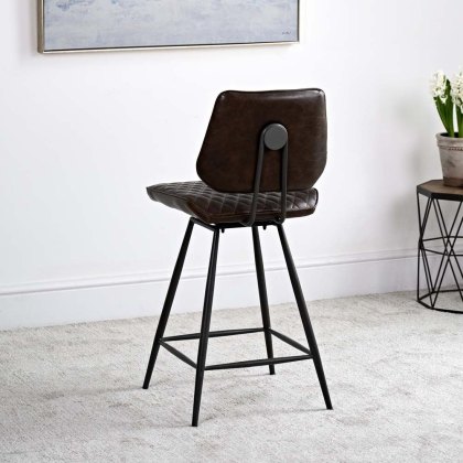 Digby Bar Stool - Dark Brown