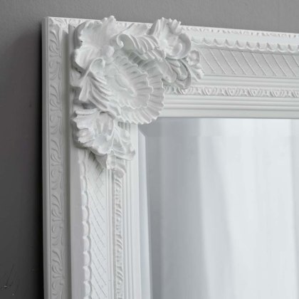 Marylebone Leaner Mirror White