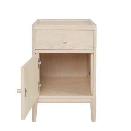 Ercol Salina Bedside Cabinet - Pale Timber