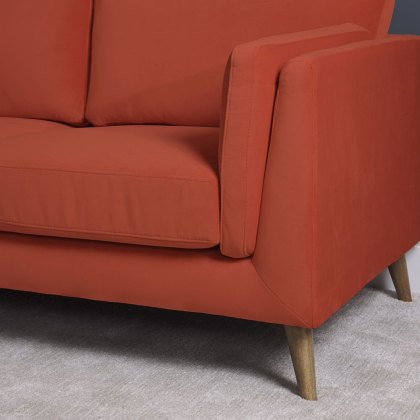 Harris 2 Seater Sofa - Burnt Orange