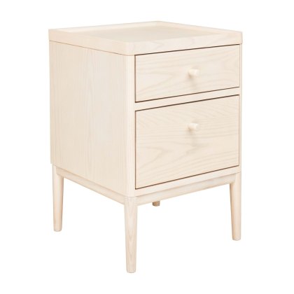 Ercol Salina Two Drawer Bedside Cabinet