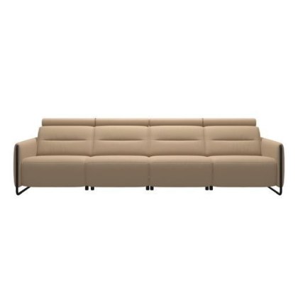 Stressless Emily 4 Seater Sofa - Steel Arms